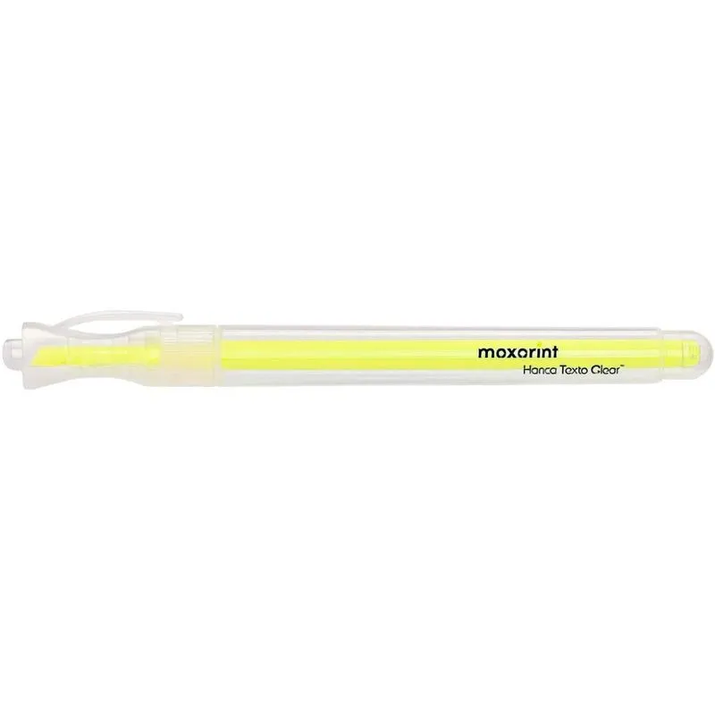 Caneta Marca Texto Maxprint Clear Amarela Unidade