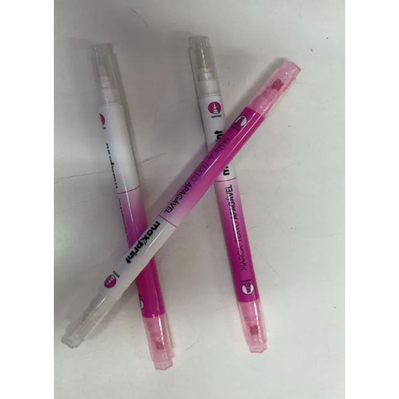 Marca Texto Apagavel Rosa - Maxprint