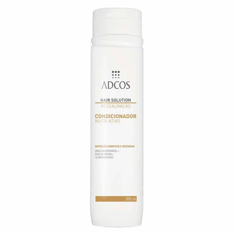 Condicionador Restaurador Adcos Hair Solution Nutri Ativo 300ml
