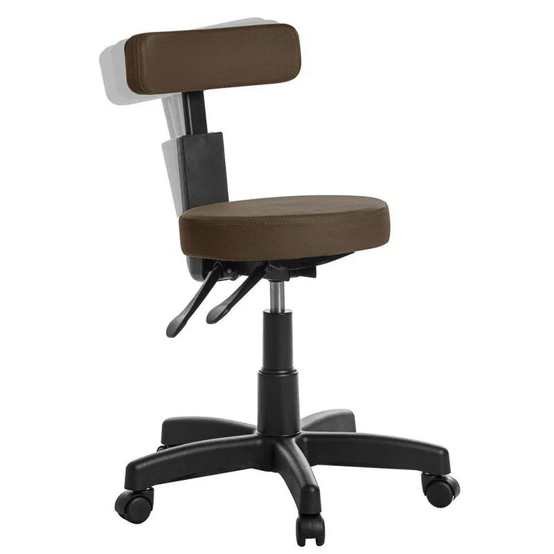 Cadeira Mocho Ergonômica Rv Marrom