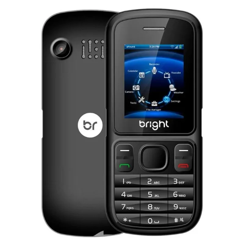 Celular Dual Chip Bluetooth/FM/SD One Preto 405-Bright