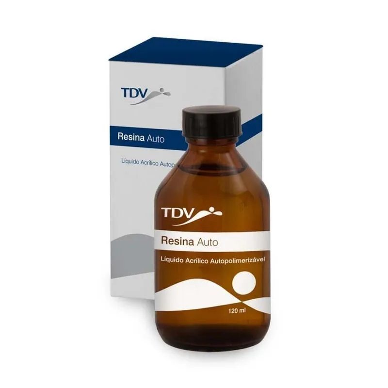 Resina Acrílica Autopolimerizável Líquida 120ml - Tdv
