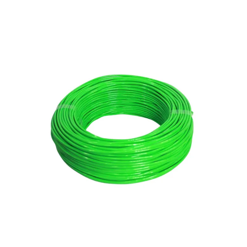 Fio Cabo Flexível 4Mm Verde - 25 Metros