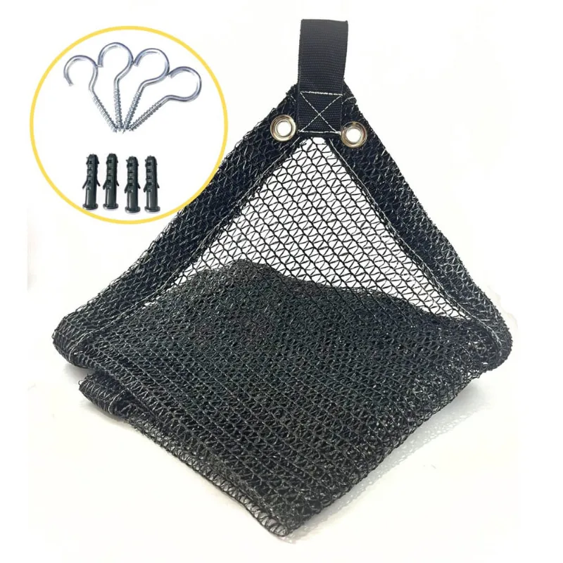 Tela Sombrite Hortas E Estufas 50% Preto 3x2 Bainha E Ilhós