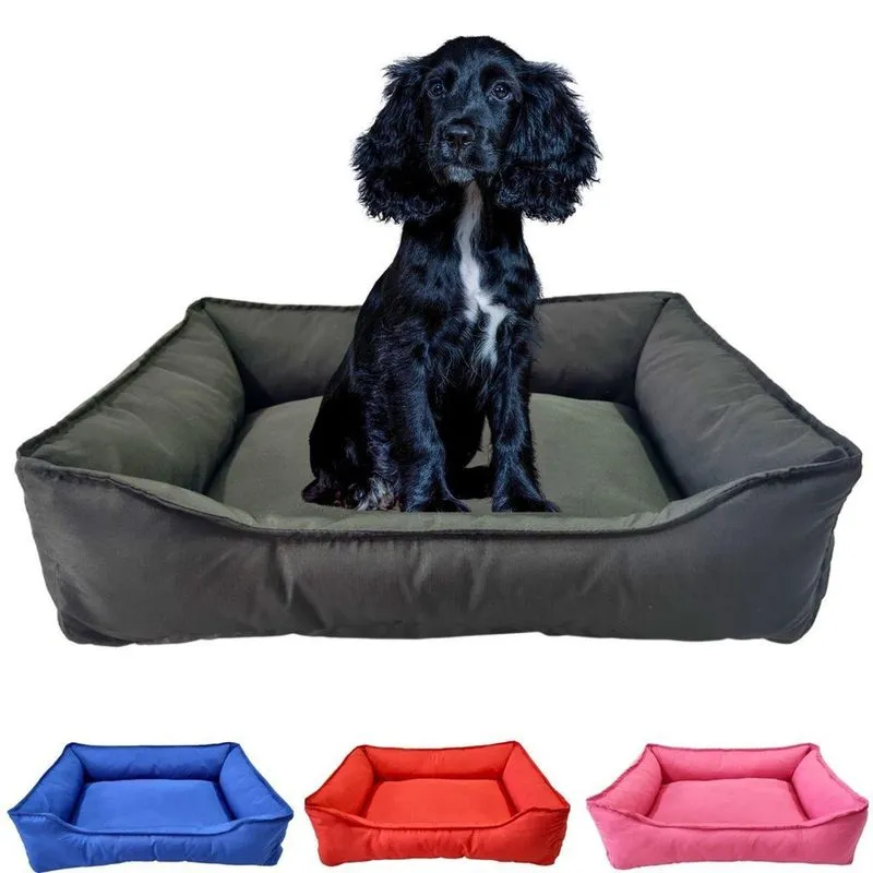 Cama Para Pet Retangular M Tactel Com Zíper