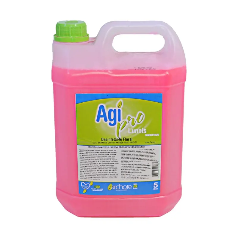 Desinfetante Floral Lunnis Agipro 5l Archote