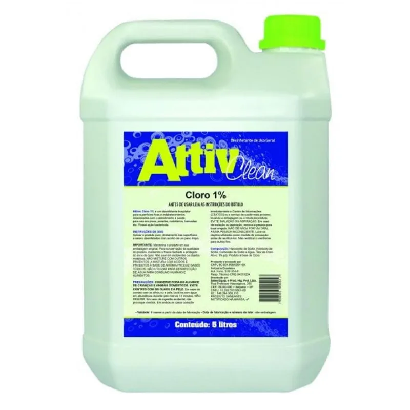 Cloro 1,0% Archote Attiv Clean 5l Archote