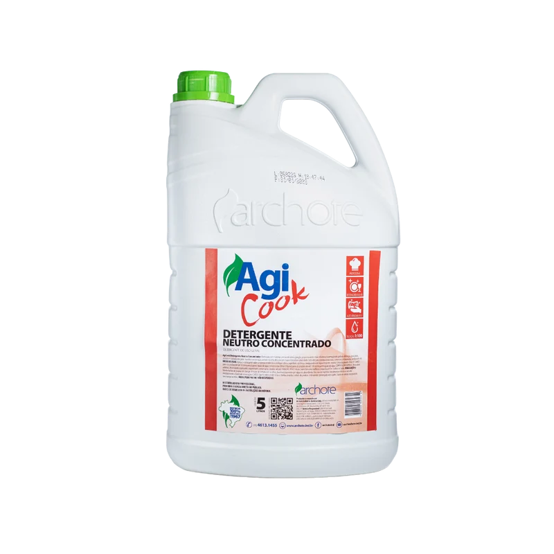 Detergente 5L Neutro Concentrado Agicook Archote