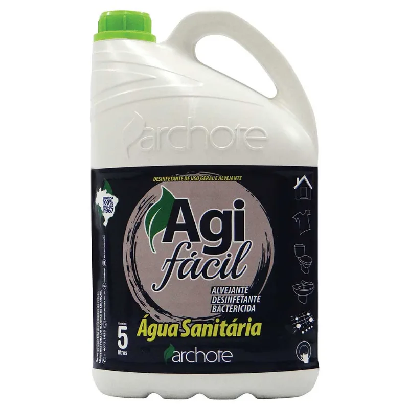 Água Sanitária Agi Fácil Archote 5 Litros