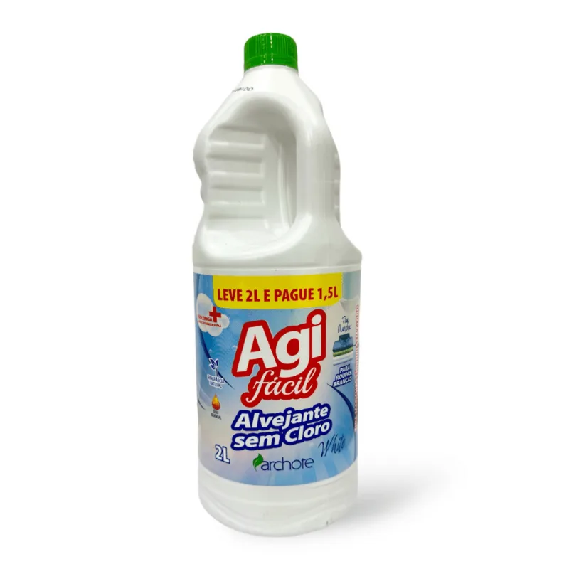 Alvejante 2l Agifácil S/ Cloro White Arch Archote
