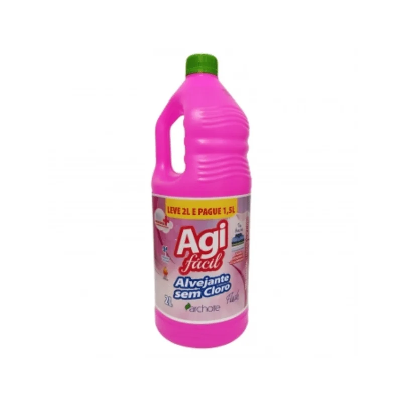 Alvejante 2L Sem Cloro Flash Agi Fácil