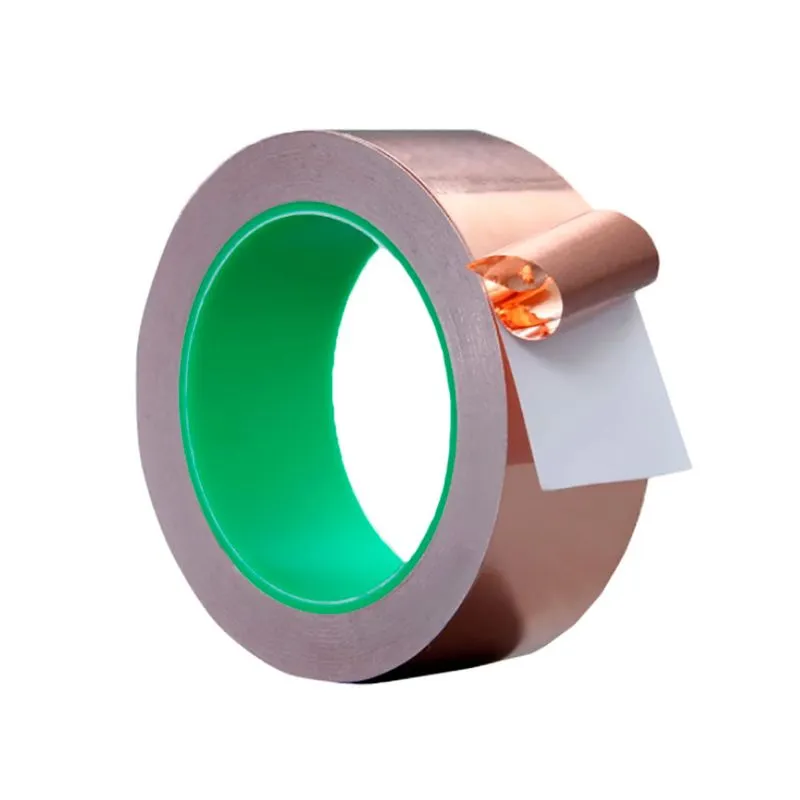 Rolo De Fita De Cobre P/ Blindagem De Guitarra 10 Metros X 30 Mm - Ac2501