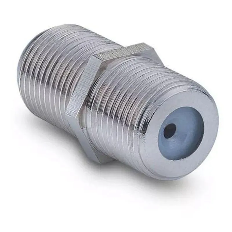 Kit Emenda F Fêmea Coaxial Rg59 Rg6 Cabo Conector - 10 Unid