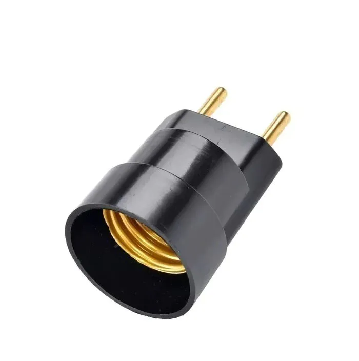Soquete Adaptador Termoplástico Preto com Plugue Macho da Thompson