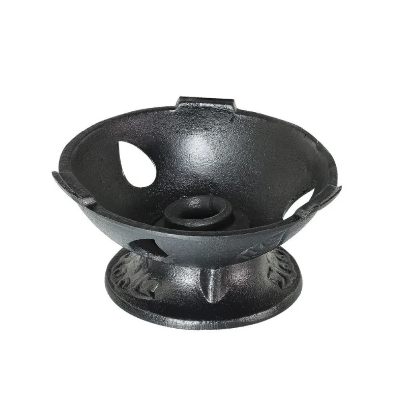 Fogareiro Redondo A Álcool Ferro Fundido Santana 18 Cm