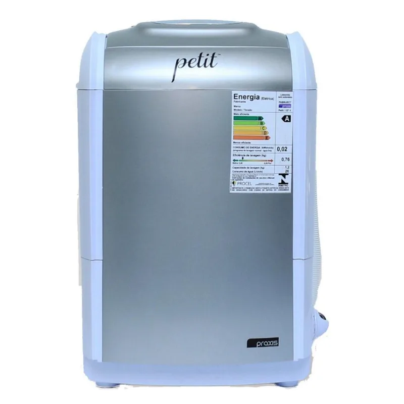 Lavadora De Roupa Praxis 1,2kg Prata 220v Petit