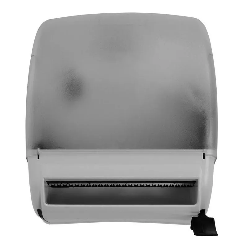 Dispenser Para Toalha Em Rolo Modelo Alavanca Lateral T211 Cor Translucido Cristal