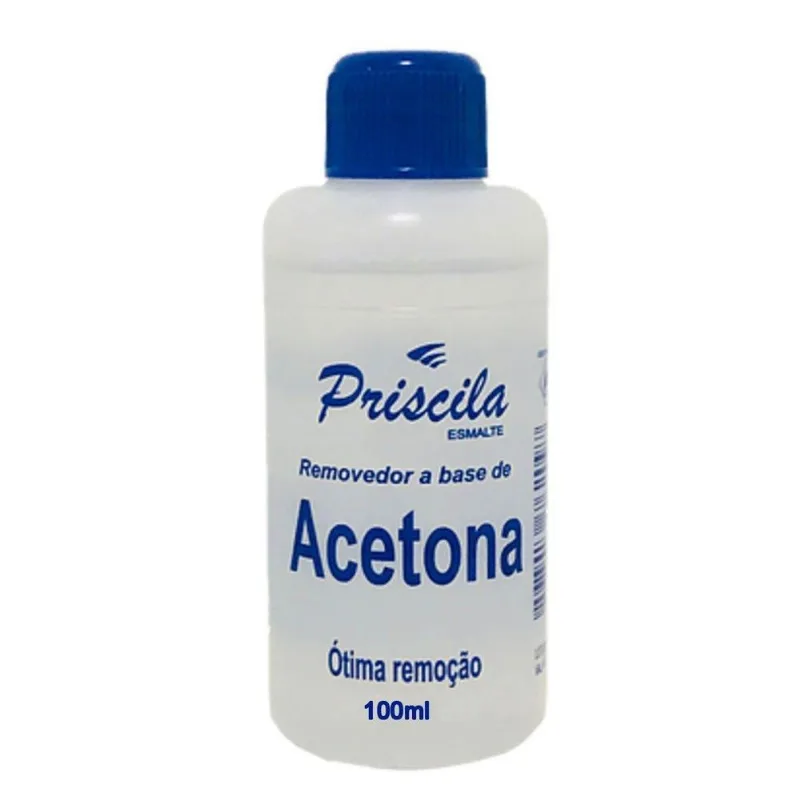 Removedor De Esmalte A Base De Acetona Priscila 100ml