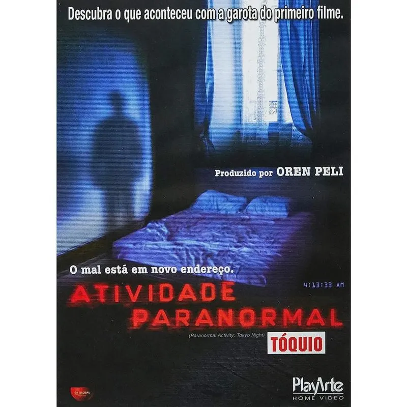 Atividade paranormal toquio dvd original lacrado