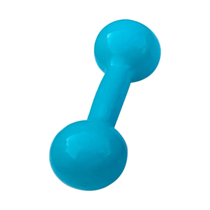 Halter Emborrachado 6kg Equilibrio Fitness Turquesa - 6 KG