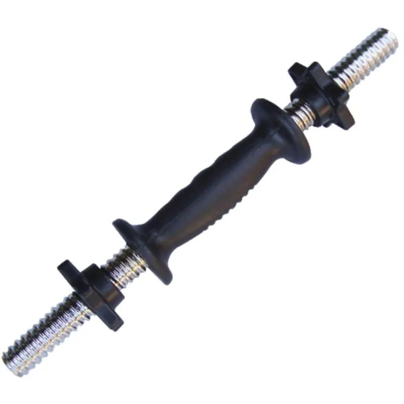 Barra de Halter Rosca Rápida 40cm Equilibrio Fitness Preto - TAMANHO ÚNICO
