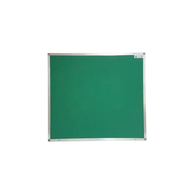 Quadro Feltro De Avisos Verde 80x60cm Mold Alumínio W Mill
