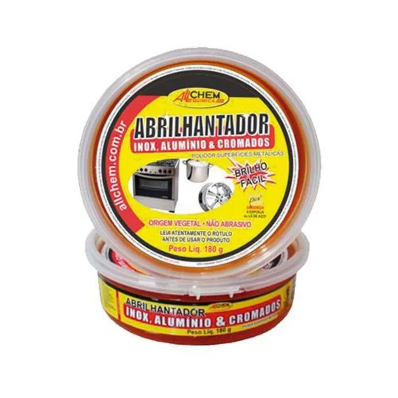 Abrilhantador Para Inox E Aluminio 240 Gramas - Allchem