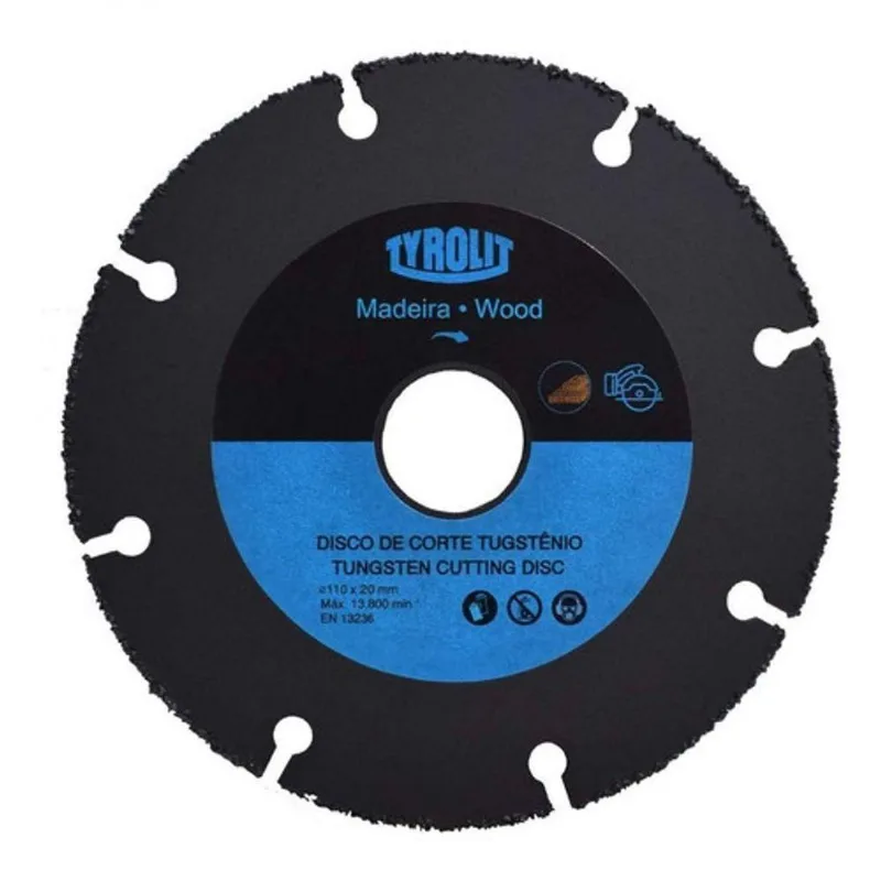 Disco De Corte Para Madeira Tungsten 110mm - Tyrolit