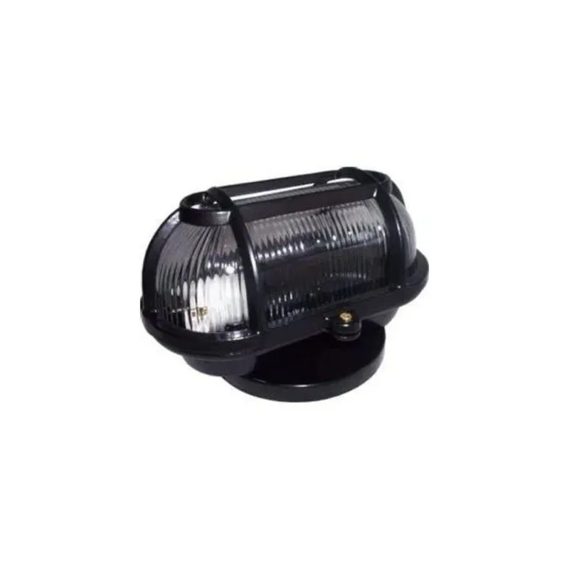Luminaria Tartaruga Alumínio E-27 100W Preto Fm