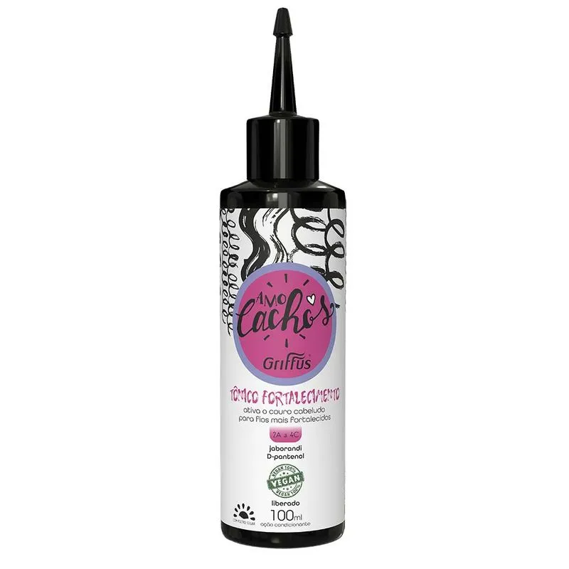 Griffus Amo Cachos Tônico Fortalecimento 100ml