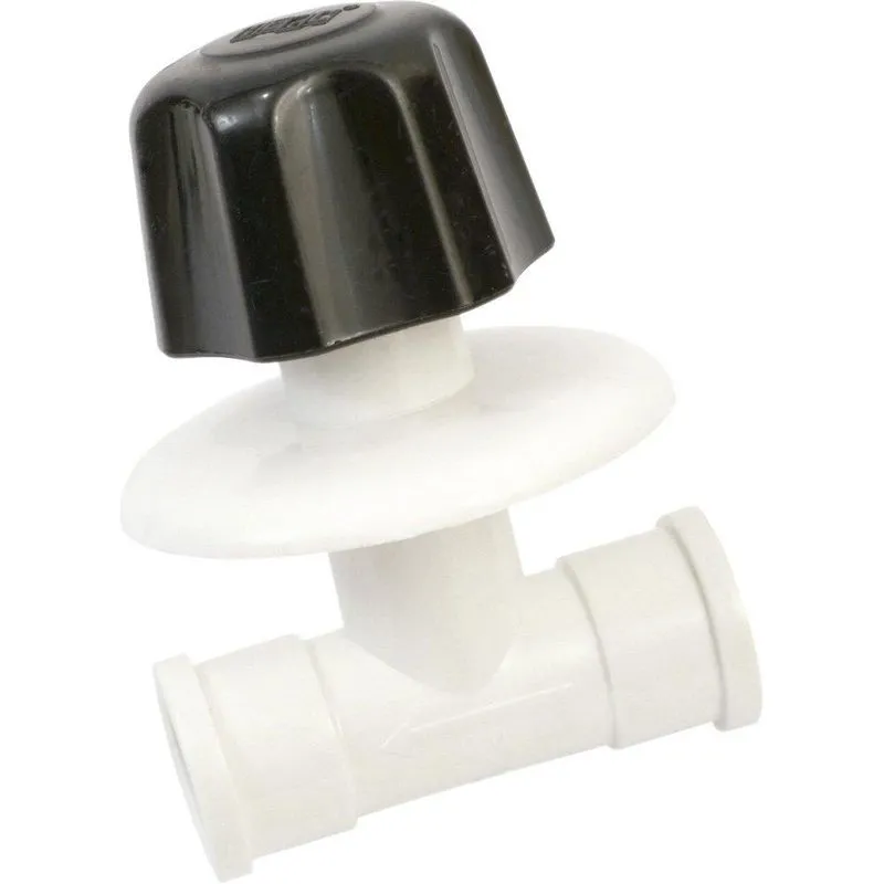 Registro Herc Pvc Soldável C/canopla 1989 25mm Branco - Embalagem Com 12 Unidades