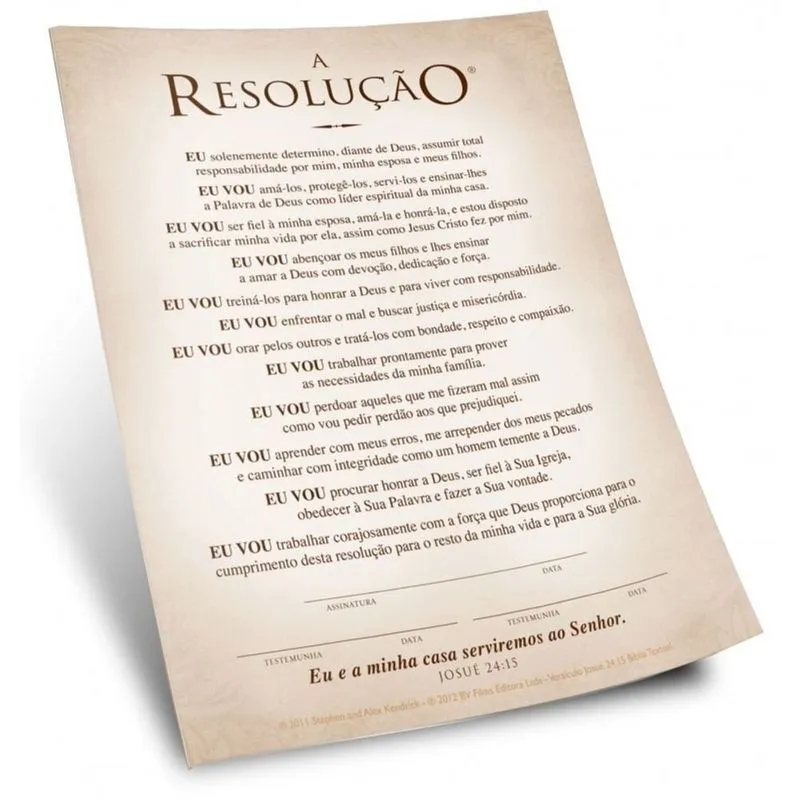 Certificado a Resolução