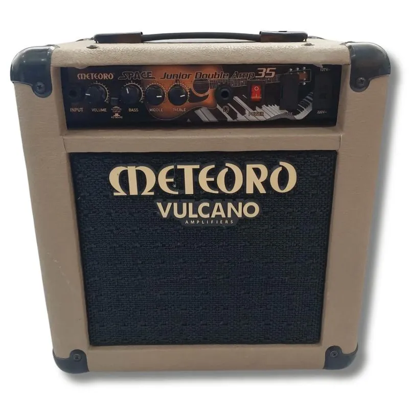 Amplificador De Violão E Teclado Space Jr 35 Double Meteoro