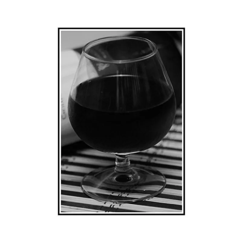 Quadro Decorativo em Canvas Vinho 2 rolo