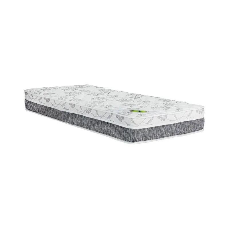 Colchão Solteiro Espuma Compact ag 65 / D33 / Aspen Super Firme Pró Saúde Euro Pillow (88x188x24) - Luckspuma