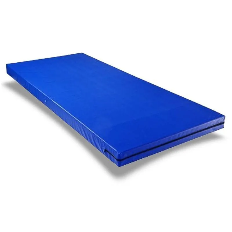 Colchão Casal Espuma D33 Hospitalar Impermeável Pró Sáude Napa Azul (138x188x12) - Luckspuma