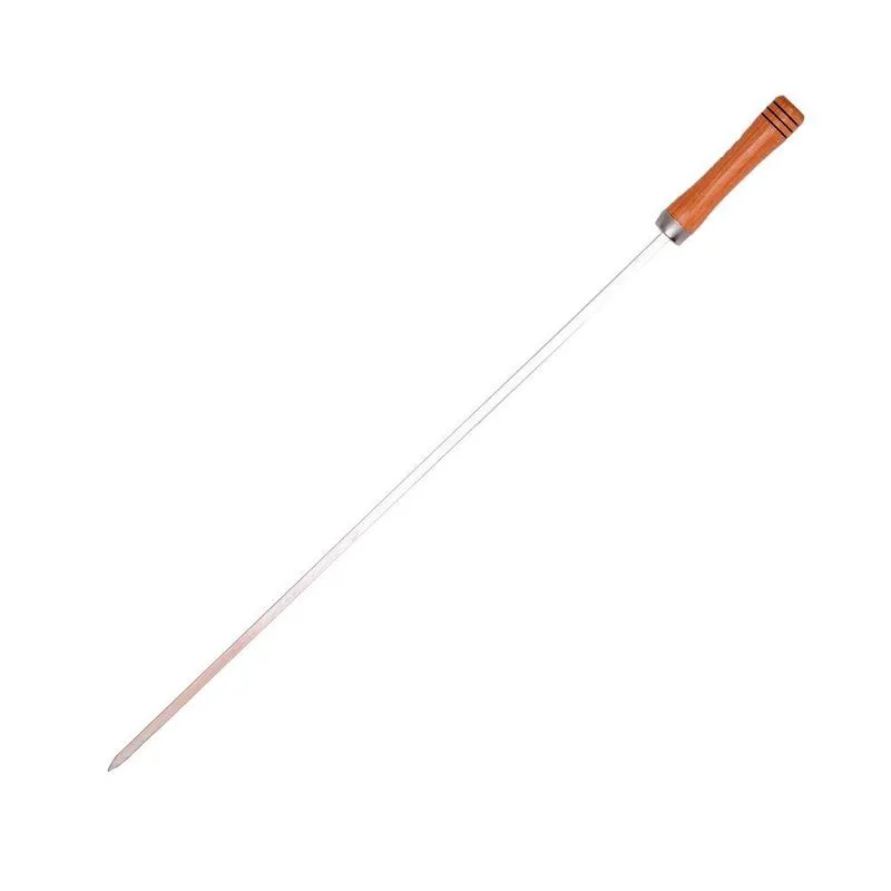 Espeto Simples Cromunfer 990 Inox 430 Coração 90cm