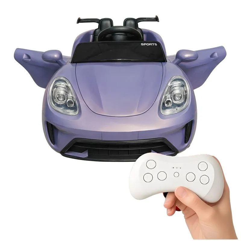 Mini Carro Elétrico Infantil Com Usb Luz Som Controle Remoto