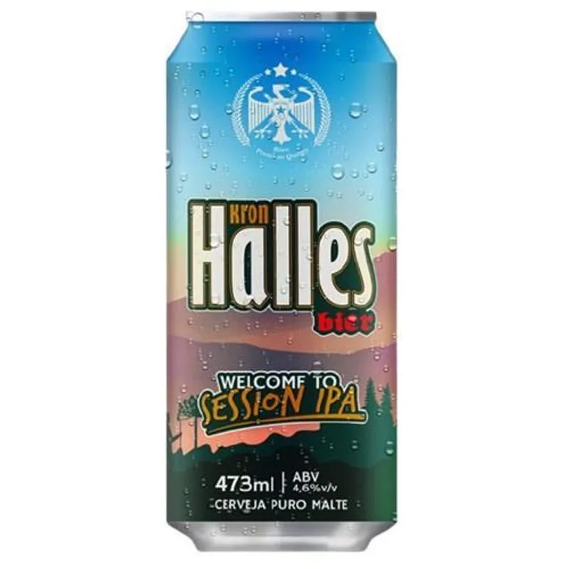 Cerveja Puro Malte Kron Halles Session Ipa Lata 473ml
