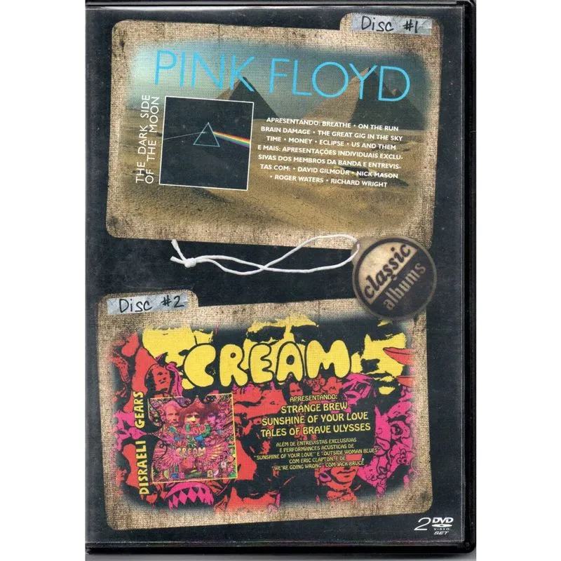 Dvd Duplo Pink Floyd, Cream - Classic Albums