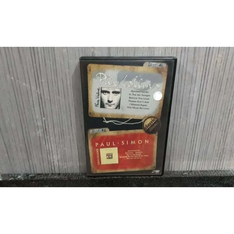 Dvd Phil Collins/Paul Simon - Face Value/Graceland