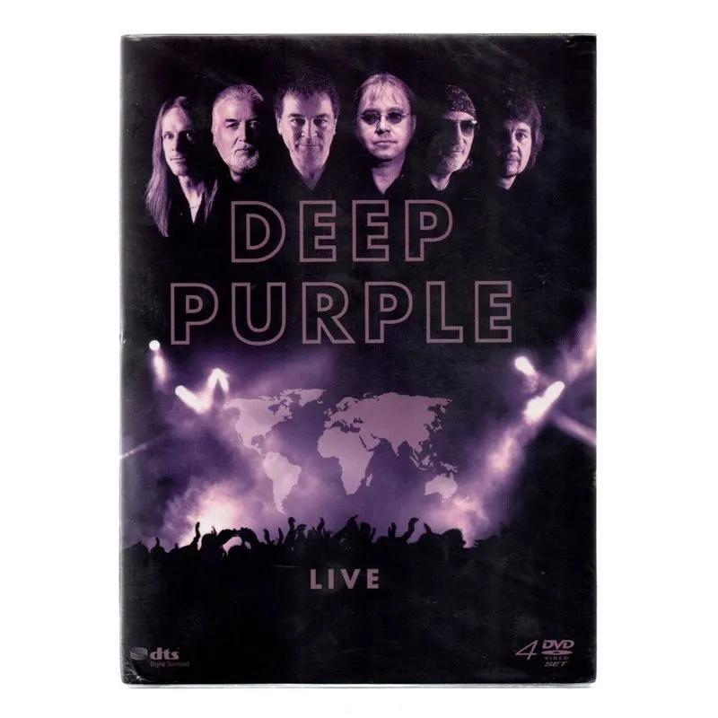 Box Dvd Deep Purple - Live ( 4 Discos )