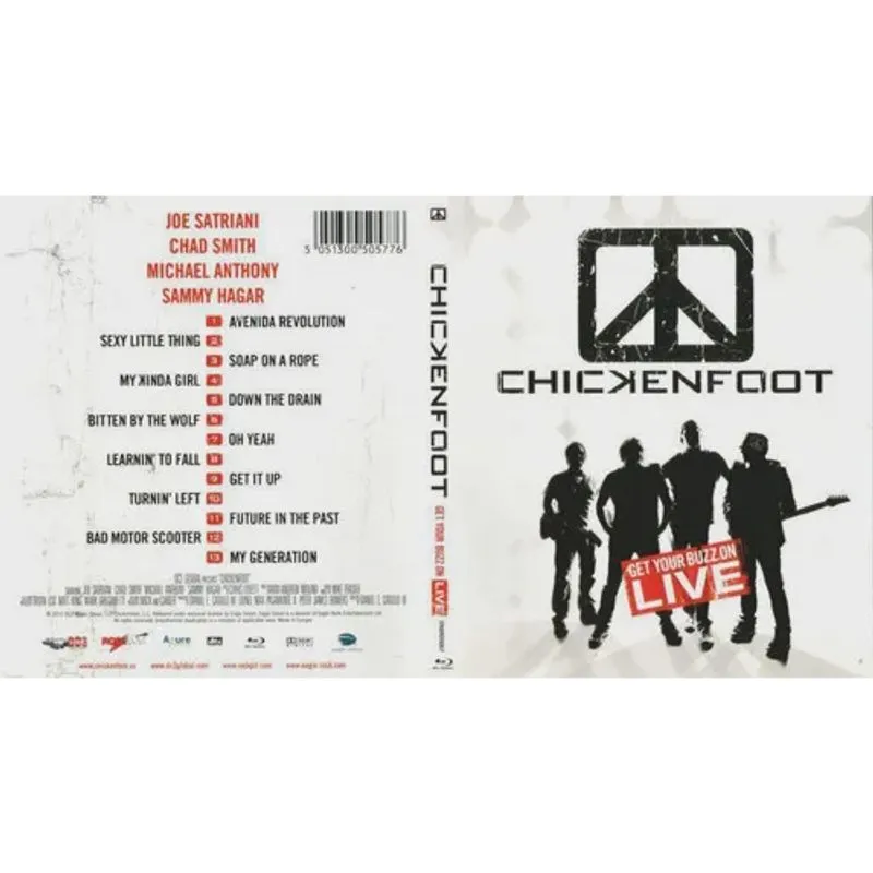 Chickenfoot Get Your Buzz On Live dvd original lacrado