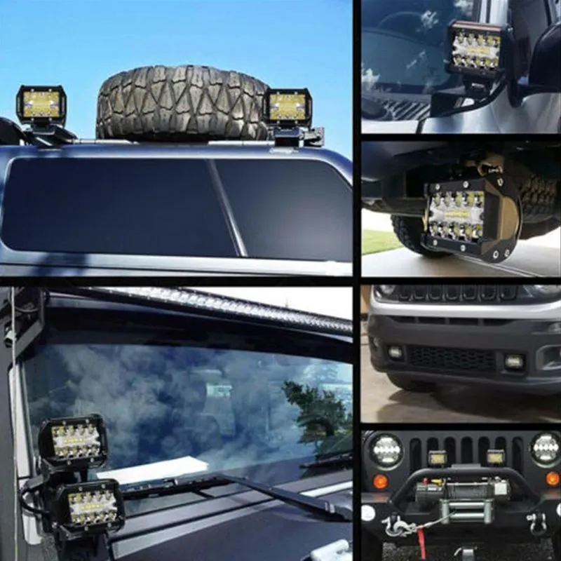 Farol De Teto Do Carro Suv Led 60w Feixe 30