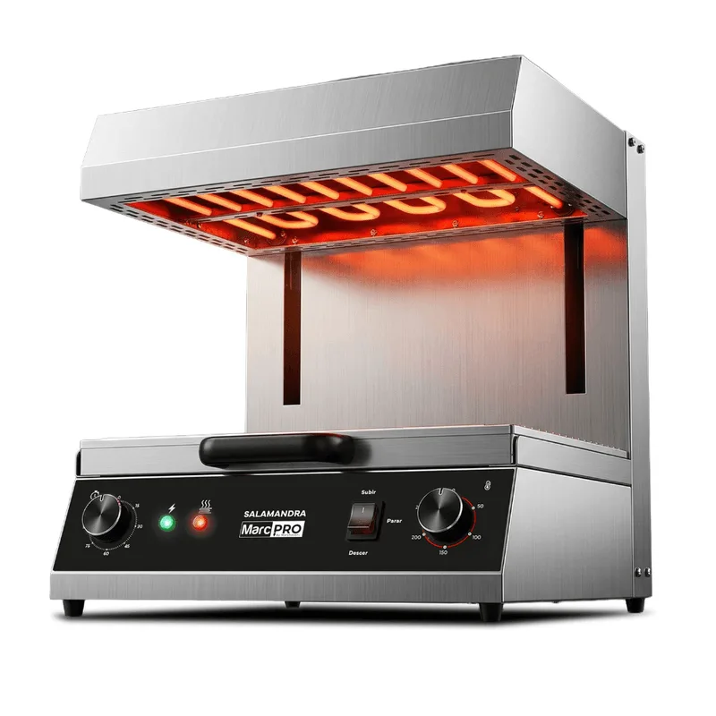 Salamandra Elétrica Profissional Com Elevação SL.1.102 Marchesoni Marcpro De Bancada 220V Marchesoni