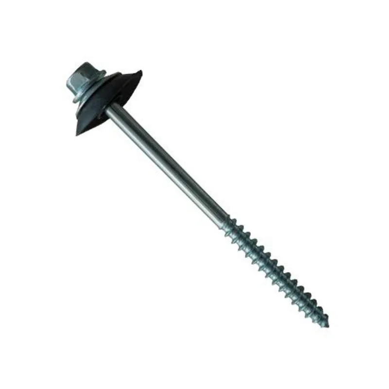 Parafuso Telheiro 5/16x110mm c/ Vedação - DTOOLS Pacote c/ 100 Peças - Dtools