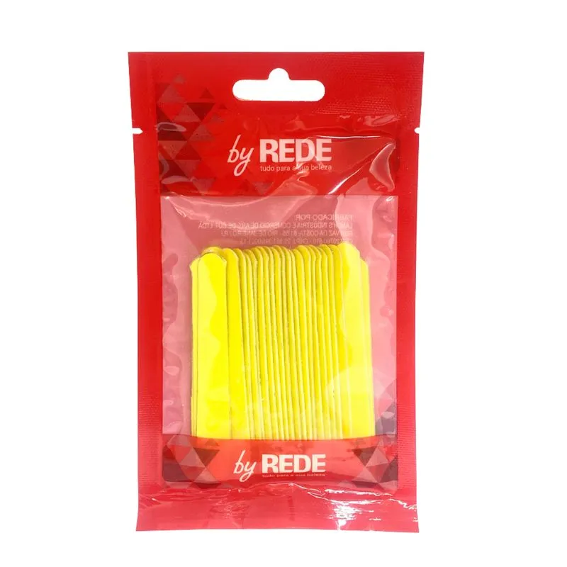 Lixa Para Manicur By Rede Mini Canário 9cm Com 24 Unidades