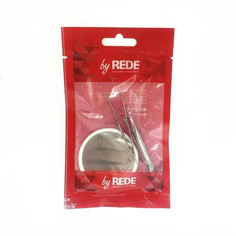 Kit Acessórios By Rede Espelho + 2 Pinças Descartável