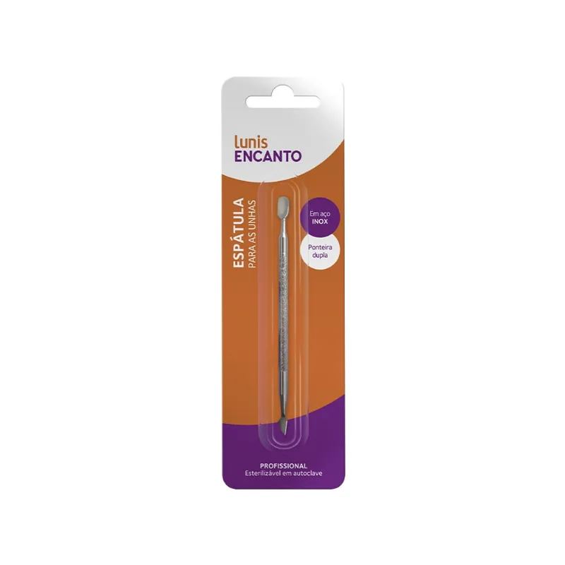 Espatula Para Unha Lunis Com 1 Inox