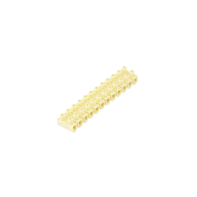Barra De Ligação 12 Bornes 10Mm2 612 Md Amarelo Poliamida Sindal